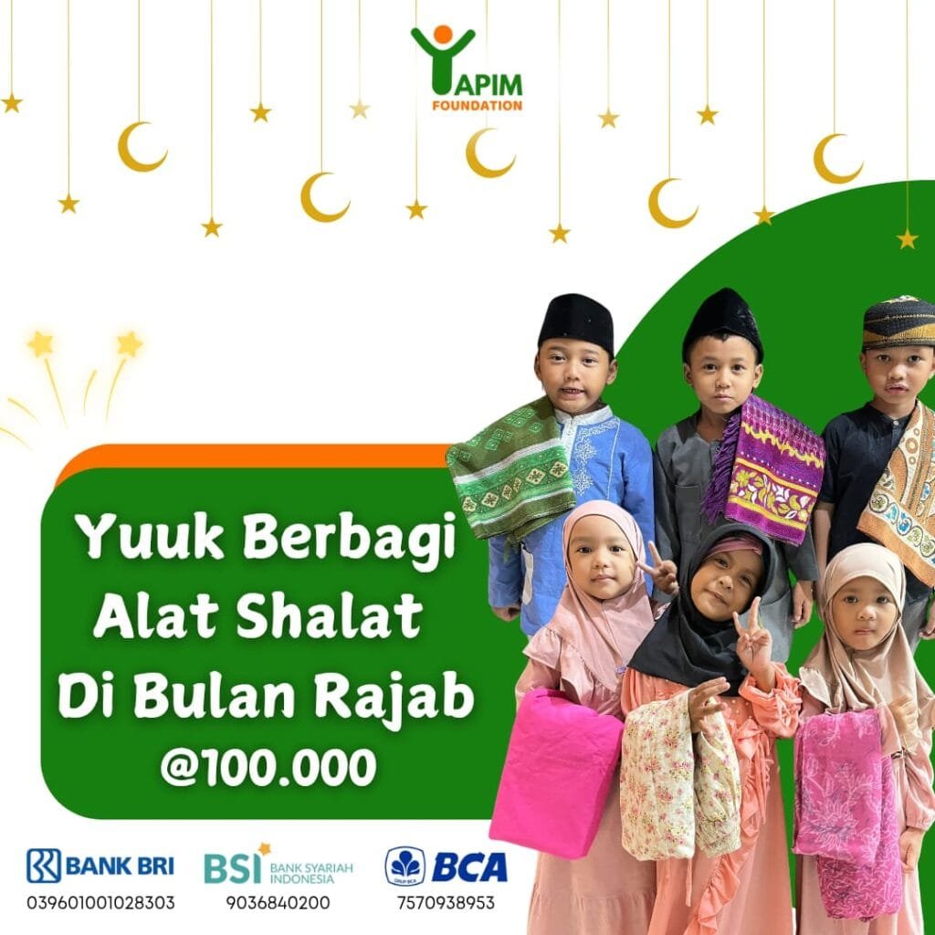 Sedekah Alat Sholat di Momen Isra Miraj, {donasi}