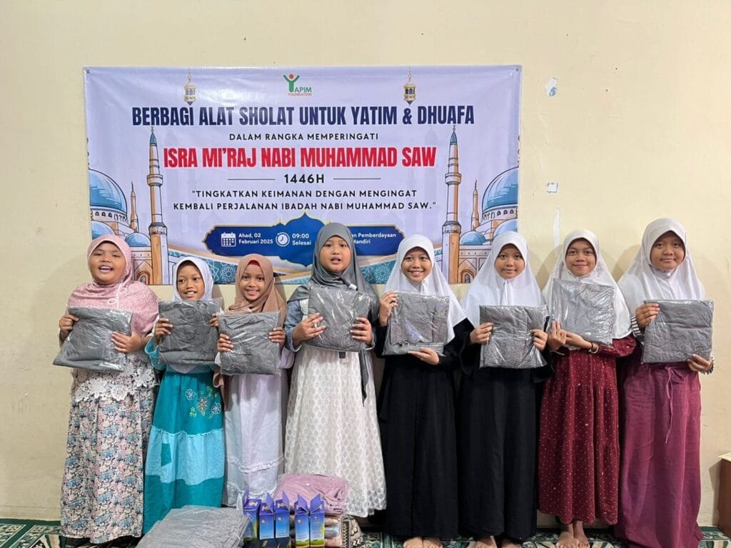 Pembagian Alat Sholat, {donasi}